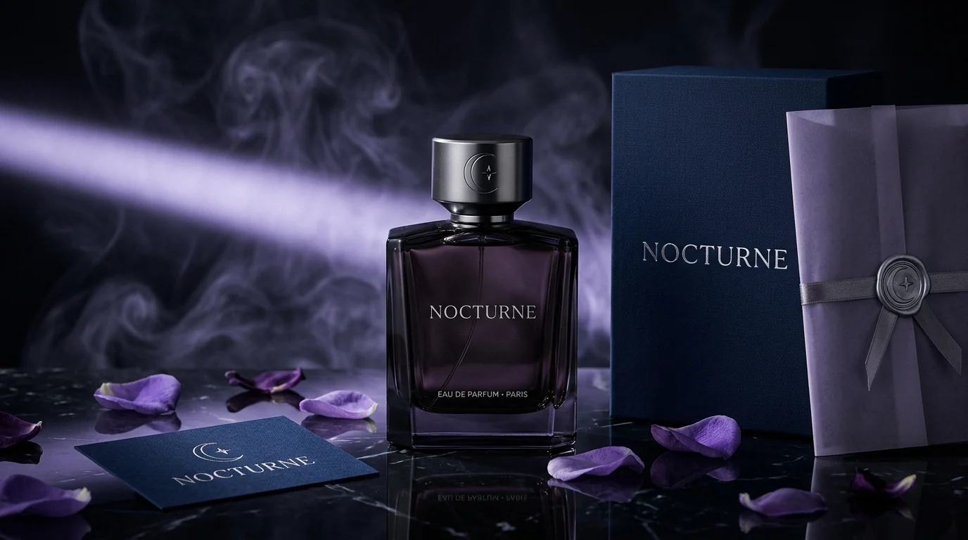 Nocturne Parfums identity